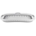 Beldray LA072979PGRYFEU7 kokkupandav pesukorv Hip Hugger, 37 l, hall/valge