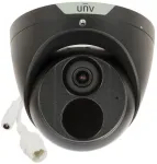 UNIVIEW IPC3614SS-ADF28KM-I0-BLACK 4MP IR Dome IP-kaamera, 2.8mm, must