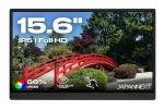 JAPANNEXT JN-MD-i156F-T-LE 15,6 inch IPS Full HD puuteekraaniga kaasaskantav monitor Mini HDMI, USB-C, sisseehitatud k&otilde;laritega, must