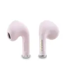 Guess Glossy Effect Printed Classic Logo & Charm TWS Earbuds Pink