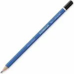STAEDTLER Mars Lumograph 100-4B joonistuspliiats 4B grafiit kuusnurkne sinine PEFC 2 mm