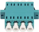 SYNERGY21 Fiiberoptiline sidur LC Female &ndash; LC Female Multimode OM3 50/125&micro;m Quad Aqua PVC