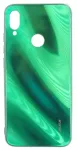 Evelatus Xiaomi Note 7 Water Ripple Full Color Electroplating Tempered Glass Case Green