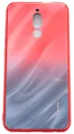 Evelatus Xiaomi Redmi 8 Water Ripple Gradient Color Anti-Explosion Tempered Glass Case Gradient Red-Black