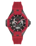Philipp Plein The $kull King meeste kvartskell PWPFA0524 44 mm must silikoon