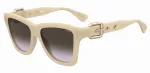 MOSCHINO Naiste p&auml;ikeseprillid MOS131-S-SZJ Havana pruun gradient liblikas/kassisilm 54mm