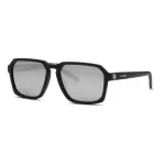 PHILIPP PLEIN SPORT meeste p&auml;ikeseprillid SSP030 - 59/17/145 mm, must atsetaatraam, hallid klaasid, UV400 kaitse