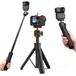 Mini statiiv ja selfie-kepp 65 cm 360&deg; peaga DJI Osmo Nano / Action 6 / Kf09.181 jaoks