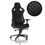 noblechairs EPIC ehtne nahk m&auml;nguritool - Must