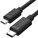 UNITEK USB-C to Micro USB kaabel 1m Must Y-C473BK