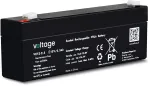 VOLTAGE AGM aku 12V 2.3Ah VE12-2.3 (6-9 aastat eluiga)
