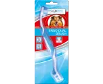BOGAR Bogadent Ergo Dual Brush Mini kahepoolne hambahari koertele, 1 tk