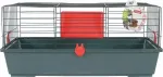 N&auml;riliste puur ZOLUX Classic 80 &mdash; kahetasandiline metallist/plastist korpus, 800&times;430&times;330 mm, 31 mm varbavahe, hall/punane