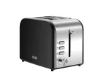 Teesa TSA3300 850W 2-Slice Toaster with 7 Browning Levels, Defrost & Reheat, Stainless Steel