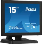 Iiyama ProLite T1532MSC-B5X 15-tolline projektiivse mahtuvusliku puutega LED-monitor - 1024x768 XGA, 10-punktiline, HDMI, DVI, VGA, USB, IP54 esik&uuml;lg, 7H, k&otilde;larid