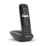 Analoog-/DECT-telefon Gigaset AS690 helistaja ID-ga juhtmeta telefonitoru must