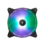 Chieftec NF-1225RGB arvuti jahutuss&uuml;steem Arvutikorpuse ventilaator 12 cm Must 1 tk
