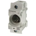 Siemens 5SG17021 D02 1-pooluseline 63A kaitsmealus, 400V AC, kruvikinnitus, hall
