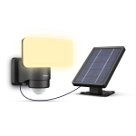 Philips LED p&auml;ikeseenergial v&auml;lisvalgusti Tylus 3000K must 100lm IP44 PIR 00231931