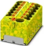 Phoenix Contact PTFIX 10/12X4-GNYE jaotusplokk, push-in, 10 mm&sup2;, roheline/kollane 1153438