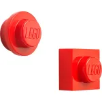 Magnet set by room copenhagen, mudel 40101730 (punane) &mdash; dekoratiivsed LEGO-stiilis magnetid
