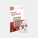 Uniross Max Power leelispatareid AAA / LR03 1300mAh, 4 tk