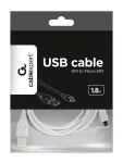 Gembird CCP-mUSB2-AMBM-6-W USB 2.0 A Micro-USB B kaabel, 1,8 m, valge