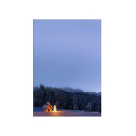 SIGEL j&otilde;ulune kirjapaber Christmas Chapel motiiviga DIN A4 90 g/m&sup2; 100 lehte