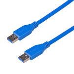 Akyga AK-USB-14 USB 3.0 kaabel USB-A (M) - USB-A (M), 1,8 m, sinine