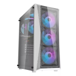Darkflash DK352 Plus arvutikorpus ATX must ja valge