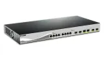 D-Link DXS-1210-12TC/E v&otilde;rgul&uuml;liti, hallatav L2, 10G Ethernet (100/1000/10000), 1U, must, h&otilde;bedane