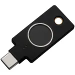 YubiKey C Bio FIDO Edition Yubico Must Paroolivaba Autentimine