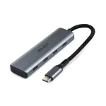 Lindy 43414 4-pordiline USB 3.2 Gen 2 Type-C jaotur, 4x USB-C, lauaarvutile