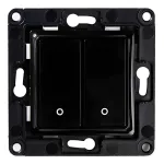 Valgusl&uuml;liti Shelly Wall Switch 2 Must Juhtnupud &Uuml;hilduvus Shelly 2.5