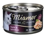 M&auml;rg kassitoit Miamor MIAMOR Feine Filets 74044, kana & riis, 100 g purk, t&auml;iskasvanud kassidele