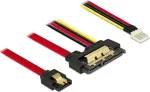 SATA-kaabel DeLOCK 85232 0,3 m SATA 7-kontaktiline + Molex 4-kontaktiline SATA 22-kontaktiline Must