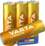 Varta Longlife Extra - Patarei 4 x AA-t&uuml;&uuml;pi leelispatarei (04106101414)
