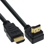 HDMI-kaabel InLine 17055V 0,5m nurkne High Speed koos Ethernetiga