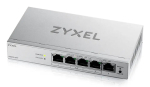 Hallatav L2 Gigabit PoE lauaarvuti v&otilde;rgul&uuml;liti Zyxel GS1200-5HPV3 &mdash; 5x Gigabit (10/100/1000), PoE, DC-sisend, 10 Gbps l&uuml;litusv&otilde;ime
