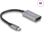 DeLOCK USB graafikaadapter 7680 x 4320 pikslit Must Hall