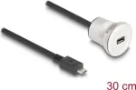DeLOCK 88184 USB-kaabel USB 2.0 0,3 m USB B Must H&otilde;bedane