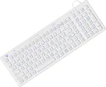 KeySonic KSK-6031INEL-Wh (DE) klaviatuur T&ouml;&ouml;stuslik USB QWERTZ Saksa Valge