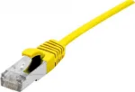 Dexlan 858711 Cat6A S/FTP (PiMF) v&otilde;rgukaabel, &uuml;lipeen, halogeenivaba, konksuvaba pistikuga, 3 m, kollane