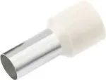 Cimco 187107 Ferrule 0.5 mm&sup2; Partially Insulated White 100 tk (187107)