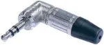 Neutrik NTP3RC-CON 3,5 mm nurgapistik &ndash; metallkorpus, stereo TRS-pistik
