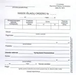 Sularaha v&auml;ljamakse blanketid, A6 (100) 0720-034