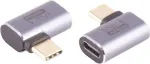 USB-C adapter ShiverPeaks 14-05035, USB 4.0, 90&deg; paremnurkne pistik