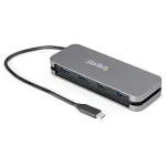 StarTech.com ~4-pordiline USB-C-jaotur - 4x USB-A - USB 3.0 USB-C-jaotur - USB 3.2 Gen 1 (5 Gbit/s) - siiniga toitega kaasaskantav s&uuml;learvuti USB-C&ndash;USB-A-adapterjaotur - 11,2-tolline (28,5 cm) kaabel koos kaablihaldusega