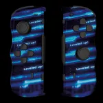 Lexip X CRUNCHYROLL - LEVEL UP WL TWIN PADS, m&auml;ngupult, Nintendo Switch 2, D-pad, suunanupud, Analoog / Digitaalne, Juhtmevaba, Must, Sinine