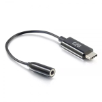 C2G mobiiltelefonikaabel 54426 USB-C kuni 3,5 mm Must 0,09 m